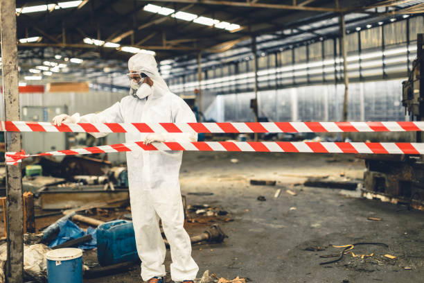 Professional Unattended Death Cleanup technician working in Westville, NJ